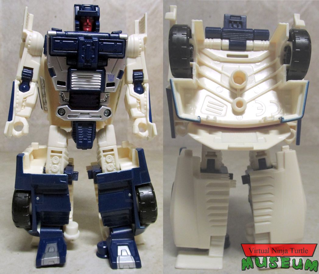 Breakdown robot mode front and back