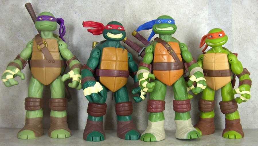 teenage mutant ninja turtles large figures