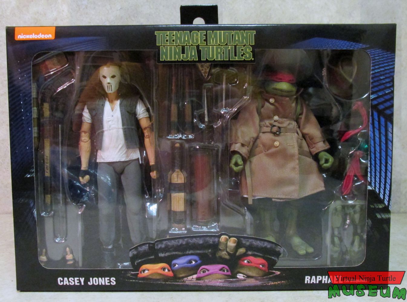 Casey Jones & Raphael (in disguise) box front