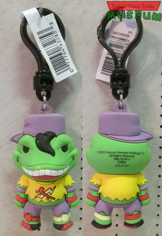 Monogram Mondo Gecko Bag Clip front and back