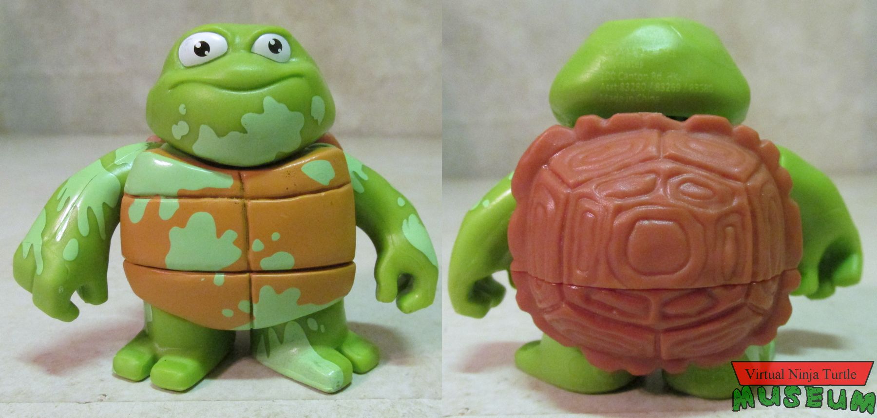 Turtle Tot Raphael front and back