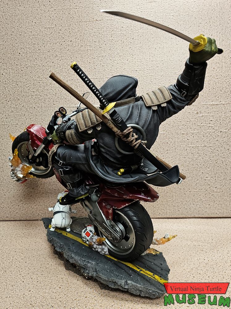 Ronin on bike back