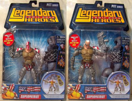 Legendary Heroes Series 1 Set Of 8 With Build A Pitt