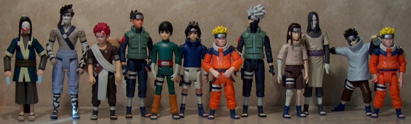 Mattel's Naruto action figures